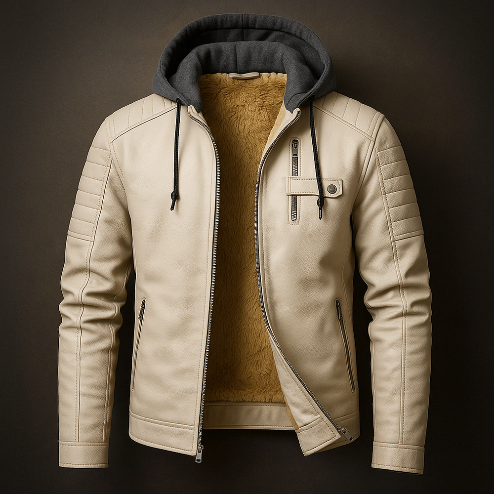 Charles | Moderne jas met capuchon
