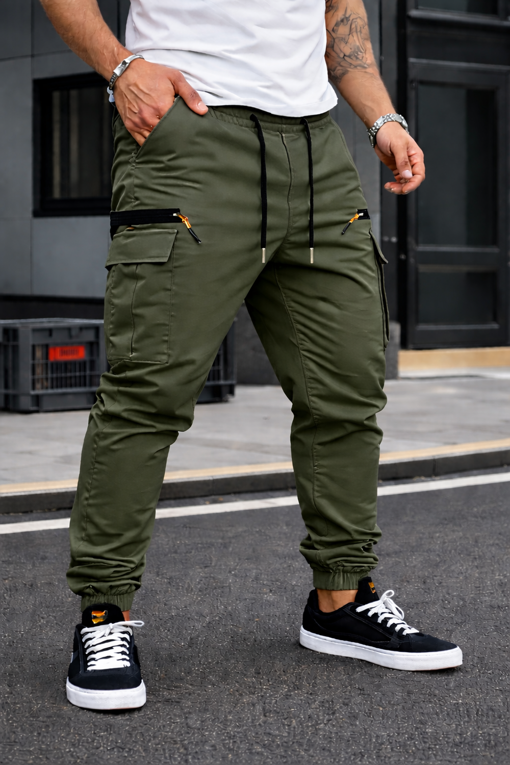 Logan | Stretch cargobroek