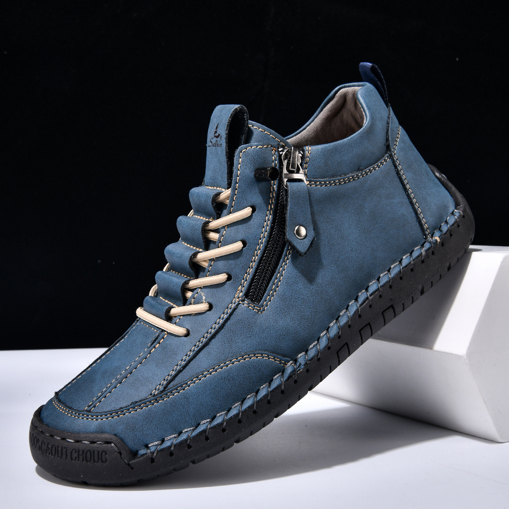 Chris | Schoenen met rits van nubuck voor dagelijks gebruik