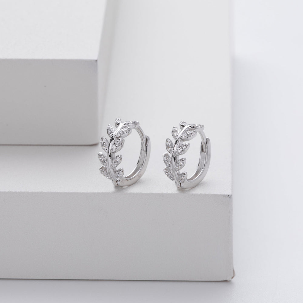 Oorbellen van Zilver in Bladvorm