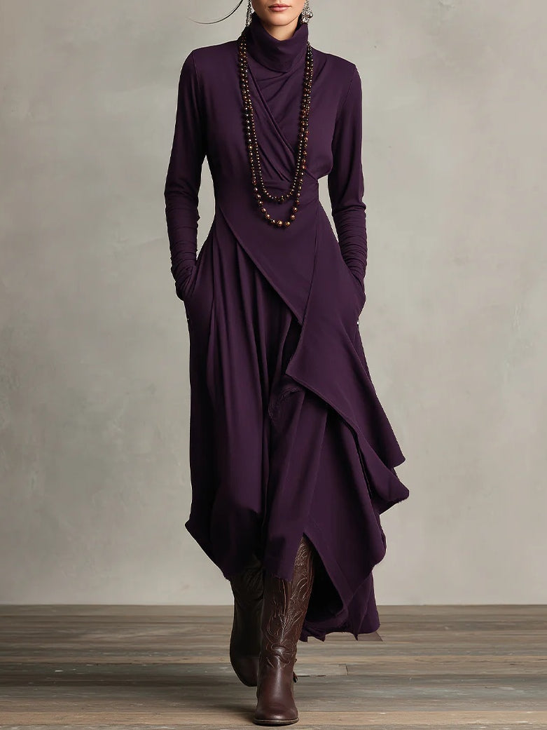 Luna | Zachte silhouet maxi-jurk