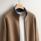 Jack | Minimalistisch gebreid jack met rits