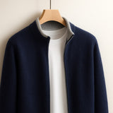 Jack | Minimalistisch gebreid jack met rits