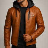 Charles | Moderne jas met capuchon