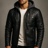 Charles | Moderne jas met capuchon