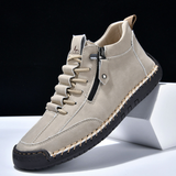 Chris | Schoenen met rits van nubuck voor dagelijks gebruik