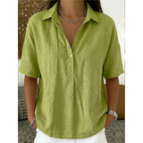 Lisa | Elegante Blouse met Knopen