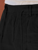 Andy | Relaxte linnen broek met trekkoord