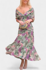 Sophie | Maxi-jurk met V-hals en bloemen