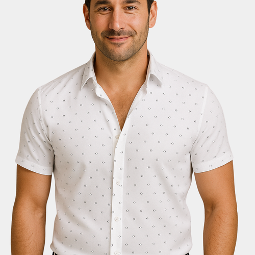 Brad | Netjes casual overhemd met print