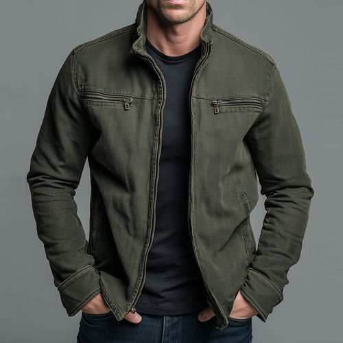 Arthur | Vintage stijl katoenen jas