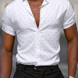 Brad | Netjes casual overhemd met print