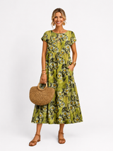 Florene | Zomerjurk met korte mouwen