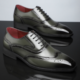 Charles | Luxe leren brogueschoenen