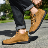 Chris | Schoenen met rits van nubuck voor dagelijks gebruik