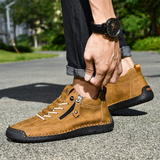 Chris | Schoenen met rits van nubuck voor dagelijks gebruik