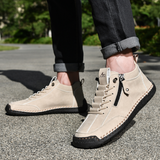 Chris | Schoenen met rits van nubuck voor dagelijks gebruik