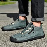 Chris | Schoenen met rits van nubuck voor dagelijks gebruik