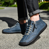 Chris | Schoenen met rits van nubuck voor dagelijks gebruik