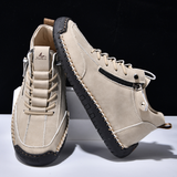 Chris | Schoenen met rits van nubuck voor dagelijks gebruik