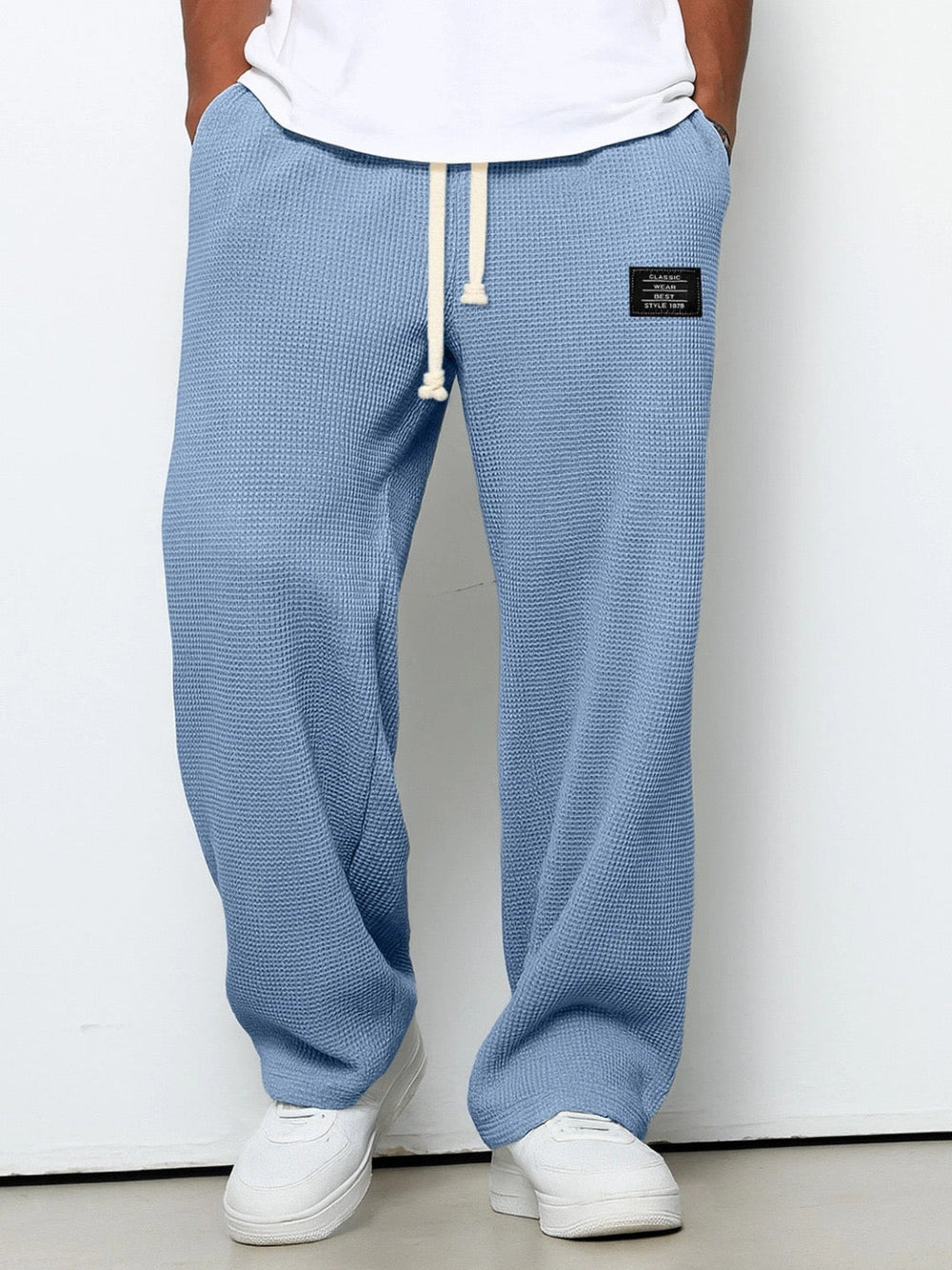 Samuel | Broek met wijde pijpen en trekkoord