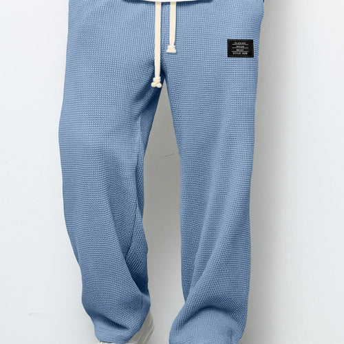 Samuel | Broek met wijde pijpen en trekkoord
