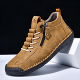 Chris | Schoenen met rits van nubuck voor dagelijks gebruik