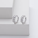 Oorbellen van Zilver in Bladvorm