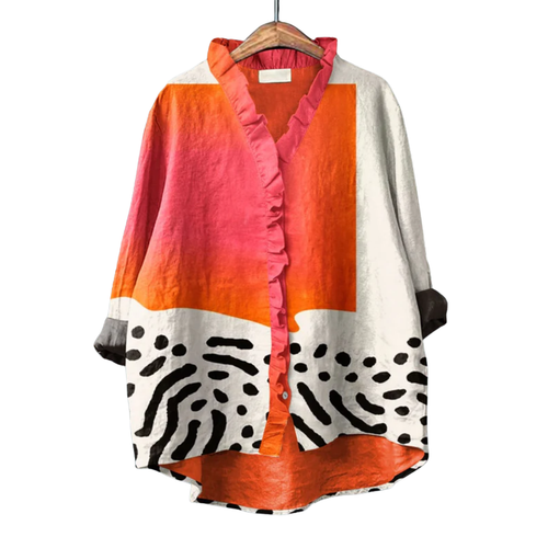 Hannah | Elegante alledaagse linnen blouse