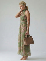 Naomi | Maxi Jurk met Open Rug