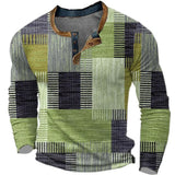 Steve | Kleurrijk herenshirt met lange mouwen