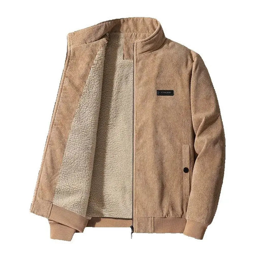 Liam | Met fleece gevoerd corduroy jack