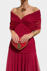 Sophie | Maxi-jurk met V-hals en bloemen