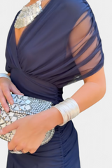 Sophie | Maxi-jurk met V-hals en bloemen