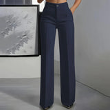 Harriet | Chique broek met hoge taille en rechte pijpen