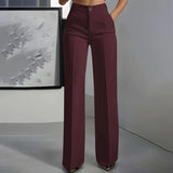 Harriet | Chique broek met hoge taille en rechte pijpen