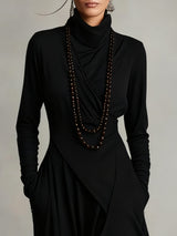 Luna | Zachte silhouet maxi-jurk