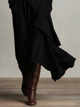 Luna | Zachte silhouet maxi-jurk