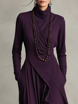 Luna | Zachte silhouet maxi-jurk