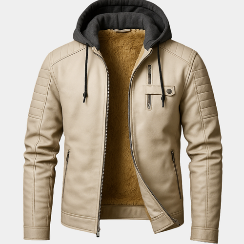 Charles | Moderne jas met capuchon