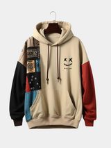 Caleb | Relaxte pasvorm met patchwork-hoodie