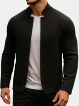 Jason | Getextureerd gebreid gilet voor heren