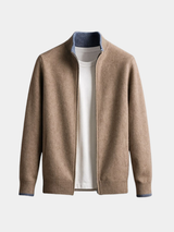 Jack | Minimalistisch gebreid jack met rits