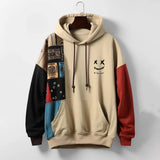 Caleb | Relaxte pasvorm met patchwork-hoodie