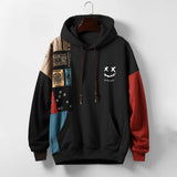 Caleb | Relaxte pasvorm met patchwork-hoodie