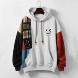 Caleb | Relaxte pasvorm met patchwork-hoodie
