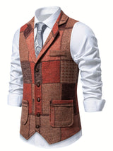 Mark | Klassiek patchwork gilet