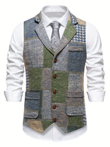 Mark | Klassiek patchwork gilet