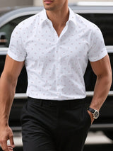 Brad | Netjes casual overhemd met print