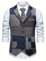 Mark | Klassiek patchwork gilet